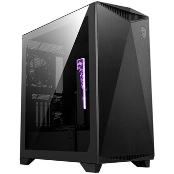  Корпус MSI MPG Gungnir 300P Airflow (306-7G21P21-W57) Midi Tower, EATX, 2xUSB 3.2 Gen 1, 1xUSB 3.2 Gen2 Type-C, 4x120mm PWM black Fan, 1x80mm Fan 