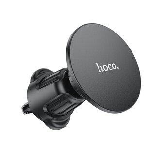  Автомобильный держатель HOCO HW12 Guardian magnetic wireless fast charging car holder(air outlet) (черно-серый) 