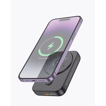  Аккумулятор внешний резервный HOCO J117A Esteem PD20W magnetic 10000 mAh (чёрный) 