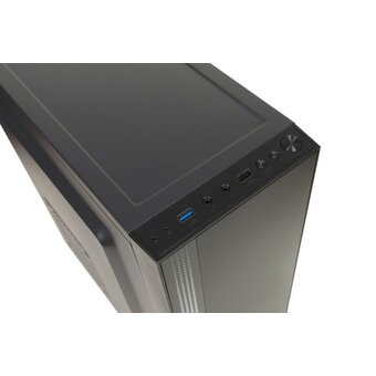  Корпус Eurocase Filum S17 ATX черный, без БП, RGB strip, USB 3.0 