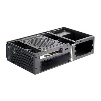 Корпус SILVERSTONE SST-ML06B Milo ML-06 (G410ML06B000020), компактный (SFF), Mini-DTX, Mini-ITX, USB 3.2 Gen1 Type-A () 