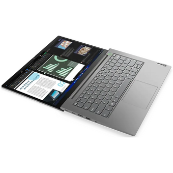  Ноутбук Lenovo ThinkBook 14 G4 IAP (21DH000LRU) 14.0" FHD (1920x1080) IPS AG 300N, i3-1215U 1.2G, 8GB DDR4 3200, 256GB SSD M.2, Intel UHD 