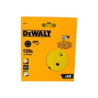  Шкурка шлифовальная Dewalt DT3115-QZ Д125 мм, 