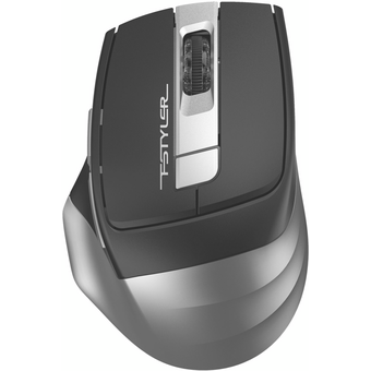  Мышь A4Tech Fstyler FB35S (FB35S USB Smoky Grey) серый/черный оптическая 2000dpi беспроводная BT 