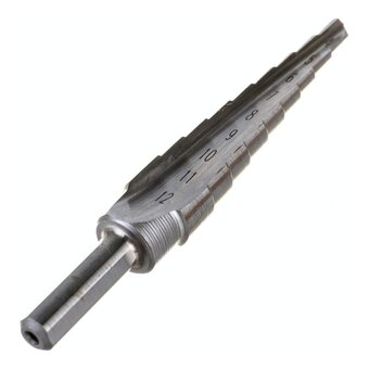  Ступенчатое сверло с прямой канавкой MESSER 19-09-412 4-12мм 
