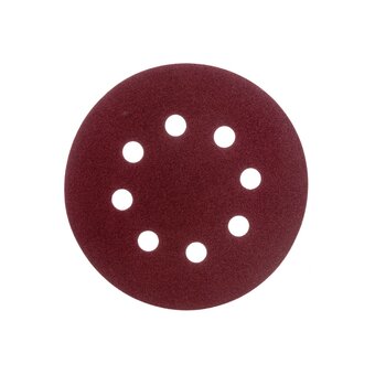  Круги абразивные Matrix 73807 на ворсовой подложке под липучку, перфорированные, P 150, 125 мм, 5 шт. 