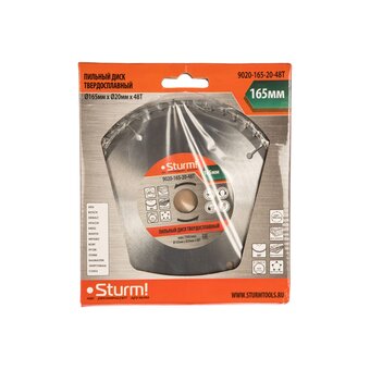  Пильный диск Sturm! 9020-165-20-48T 