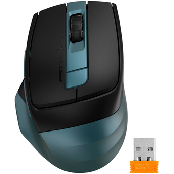  Мышь A4Tech Fstyler FB35CS (FB35CS USB Midnight Green) темно-зеленый/черный оптическая 2000dpi silent беспроводная BT 