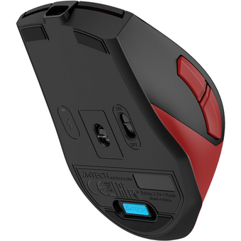  Мышь A4Tech Fstyler FG45CS Air (FG45CS Air USB (Sports Red)) красный/черный оптическая 2000dpi silent беспроводная 
