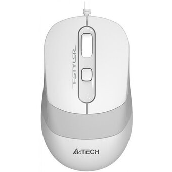  Мышь A4Tech Fstyler FM10S (FM10S USB White) белый/серый оптическая 1600dpi 