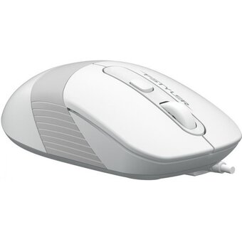  Мышь A4Tech Fstyler FM10S (FM10S USB White) белый/серый оптическая 1600dpi 