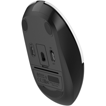  Мышь A4Tech Fstyler FB12S (FB12S USB Panda) черный/белый оптическая 1200dpi silent беспроводная BT 