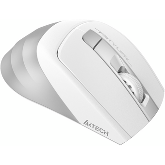 Мышь A4Tech Fstyler FG35S (FG35S USB Silver) серебристый/белый оптическая 2000dpi silent беспроводная 