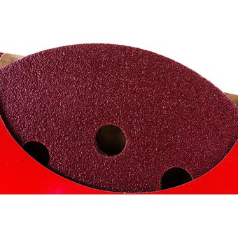  Круги абразивные Matrix 73804 на ворсовой подложке под липучку, перфорированные, P 80, 125 мм, 5 шт. 