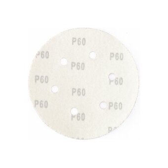  Круги абразивные Matrix 73839 на ворсовой подложке под липучку, перфорированные, P 100, 150 мм, 5 шт. 