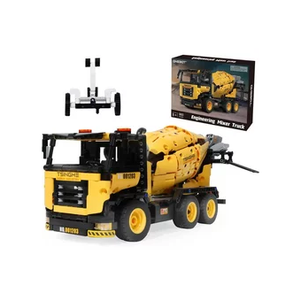  Конструктор детский XIAOMI Mi Onebot Mixer Truck Builder OBJBC58AIQI - Бетономешалка желтая 