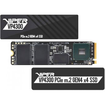  SSD Patriot PCI-E 4.0 x4 1Tb VP4300-1TBM28H Viper VP4300 M.2 2280 