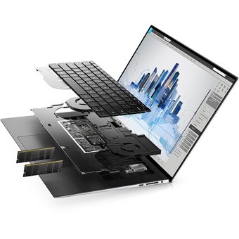 Ноутбук Dell Precision 5560-0648 Core i9 11950H/32Gb/SSD1Tb/NVIDIA GeForce RTX A2000 4Gb/15.6" WVA/Touch/UHD+ (3840x2400)/Win10Pro 