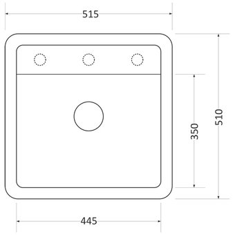  Мойка Respecta Cubo RC-51 песчаный берег 