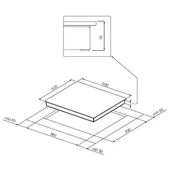  Варочная поверхность Graude IK 60.2 BW 