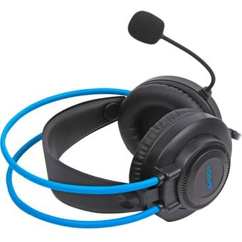  Наушники с микрофоном A4Tech Fstyler FH200U серый/синий 