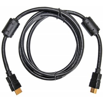  Кабель аудио-видео Buro HDMI 1.4 HDMI (m)/HDMI (m) 1.8м феррит.кольца черный (HDMI-19M/19M-1.8M-MG) 