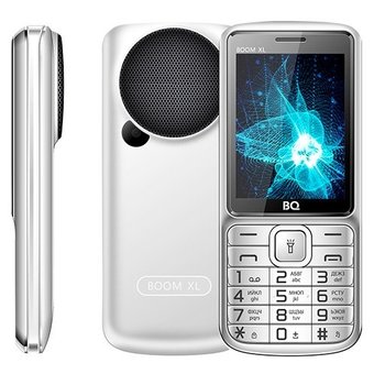 Мобильный телефон BQ BQM-2810 Boom XL+ серебристый 