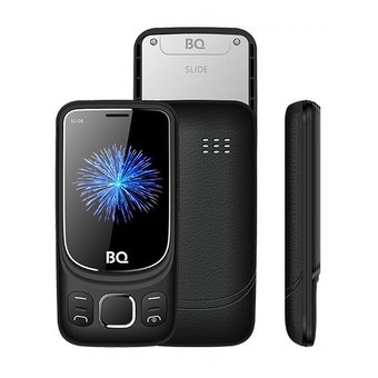 Мобильный телефон BQ BQM-2435 Slide черный 