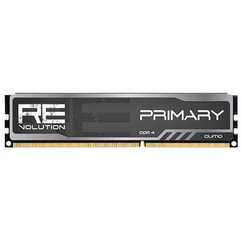  ОЗУ Qumo Q4Rev-4G2400C16Prim revolution Primary Black 4GB DDR4-2400 PC4-19200 CL16, 1.2V, Single Rank, retail 