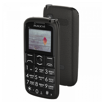  Мобильный телефон Maxvi B7 Black 