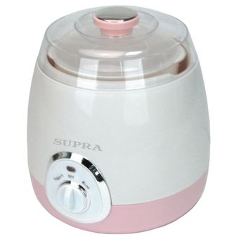 Йогуртница Supra YGS-7001 белый/розовый 