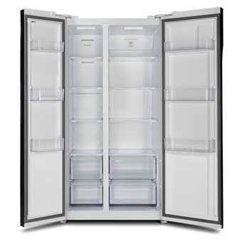  Холодильник Hyundai CS5003F белое стекло 