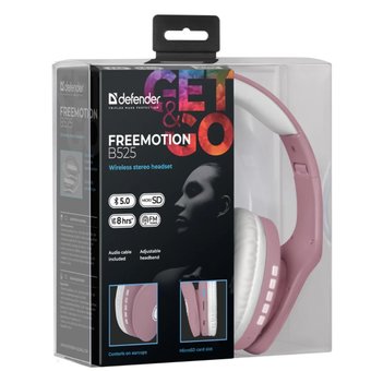  Гарнитура Defender Freemotion B525 pink/white 63528 