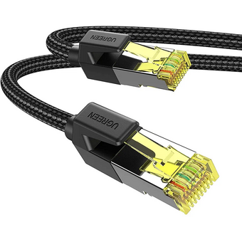  Кабель UGREEN NW150 80421 CAT7 Shielded Round Cable with Braided Modular Plugs 1m 