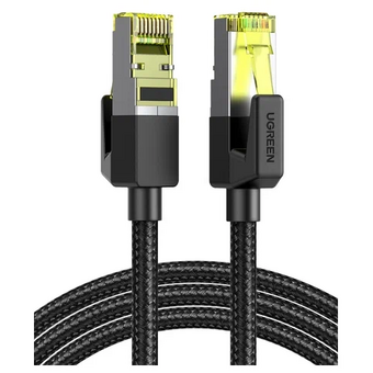  Кабель UGREEN NW150 80421 CAT7 Shielded Round Cable with Braided Modular Plugs 1m 