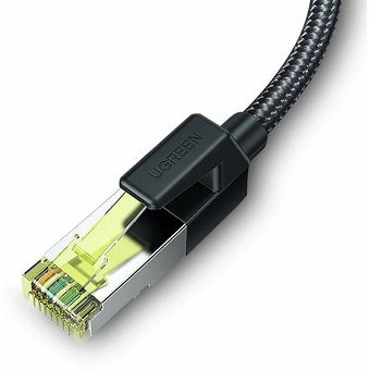  Кабель UGREEN NW150 80421 CAT7 Shielded Round Cable with Braided Modular Plugs 1m 