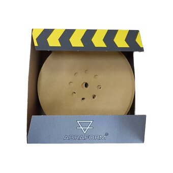  Шлифовальный круг на липучке ABRAFORM Giraffe Gold Р180 (AF100-GG-180) 225мм, 9 отв., 