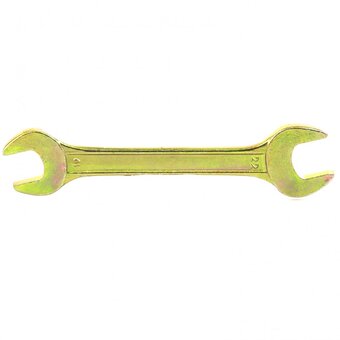  Ключ рожковый Сибртех 14311 19х22мм, желтый цинк 