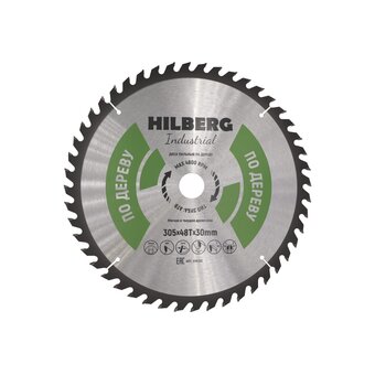  Диск пильный Hilberg Industrial HW305 305x30x48Т дерево 