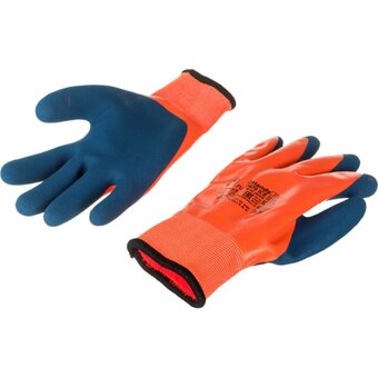  Перчатки утепленные 2Hands 0470 ICE -9 acrylic 7G duble latex Ultrafoam Microfoam р-р 9 