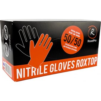  Перчатки нитриловые RoxelPro Roxtop 721241 р.ХL 100шт 