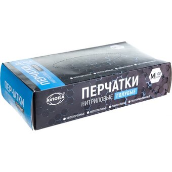  Перчатки нитриловые 402-658 4гр M 100шт 