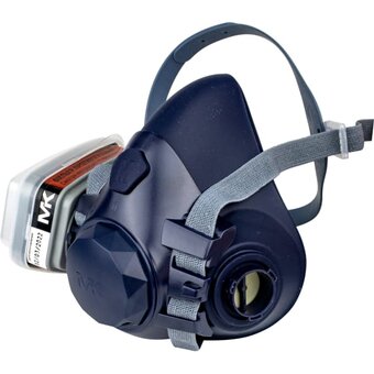  Полумаска МК 75 (МК75L) из изолирующих материалов темный р.L 