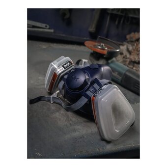  Полумаска МК 75 (МК75L) из изолирующих материалов темный р.L 