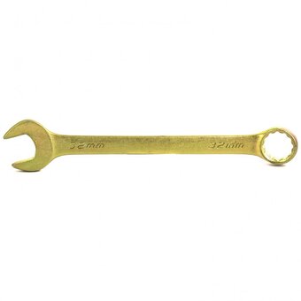  Ключ комбинированный Сибртех 14989 32мм, желтый цинк 