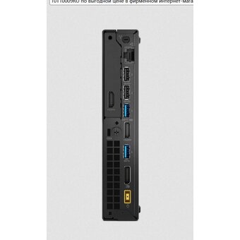  ПК Lenovo ThinkCentre M920q for Zoom 10T10009RU Core i7-9700T, 2x8GB DDR4, 128GB SSD, Intel 9560 WiFi/BT, VESA Mount, USB Mouse/Keyboard 