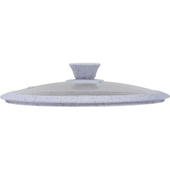  Крышка стеклянная MAUNFELD Trinity MGL24SMLG с силиконовым ободком и ручкой, 24 см 