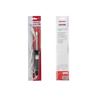  Паяльник Rexant 12-0425 керамический нагреватель, 25Вт, 230В, ЭПСН 