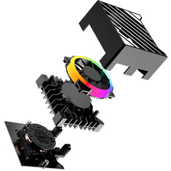  СВО ID-Cooling Dashflow 360 XT Lite Soc-AM5/AM4/1151/1200/2066/1700 4-pin 16-34dB Al+Cu 350W LED Ret 