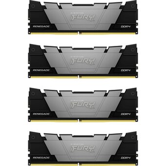  ОЗУ Kingston Fury Renegade Black KF432C16RB2K4/128 128GB3200MT/s DDR4 CL16DIMM (Kit of4) 